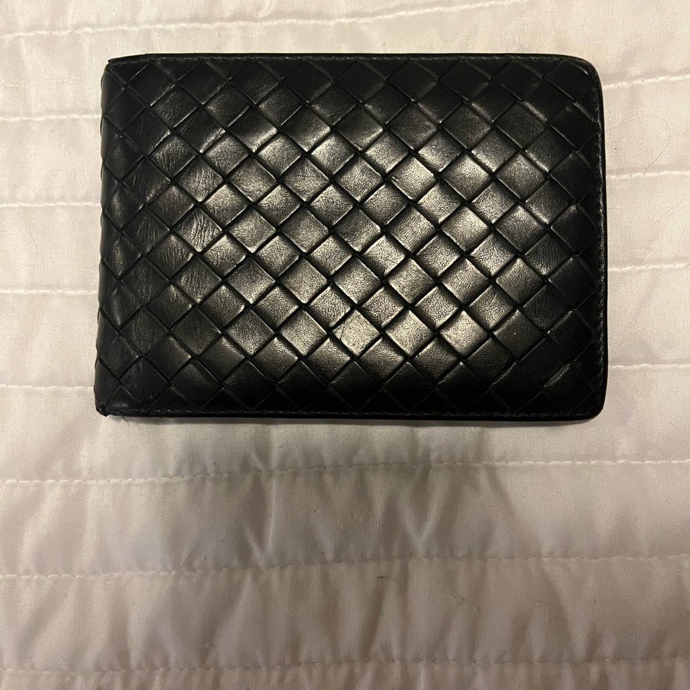 Bottega Veneta Intrecciato Black Wallet